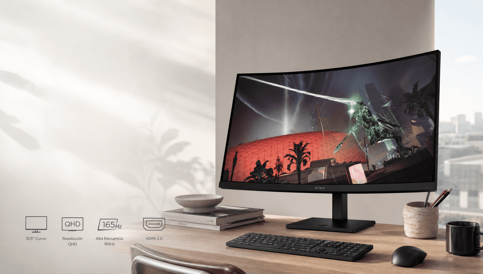 Monitor HP OMEN 32c Curvo QHD
