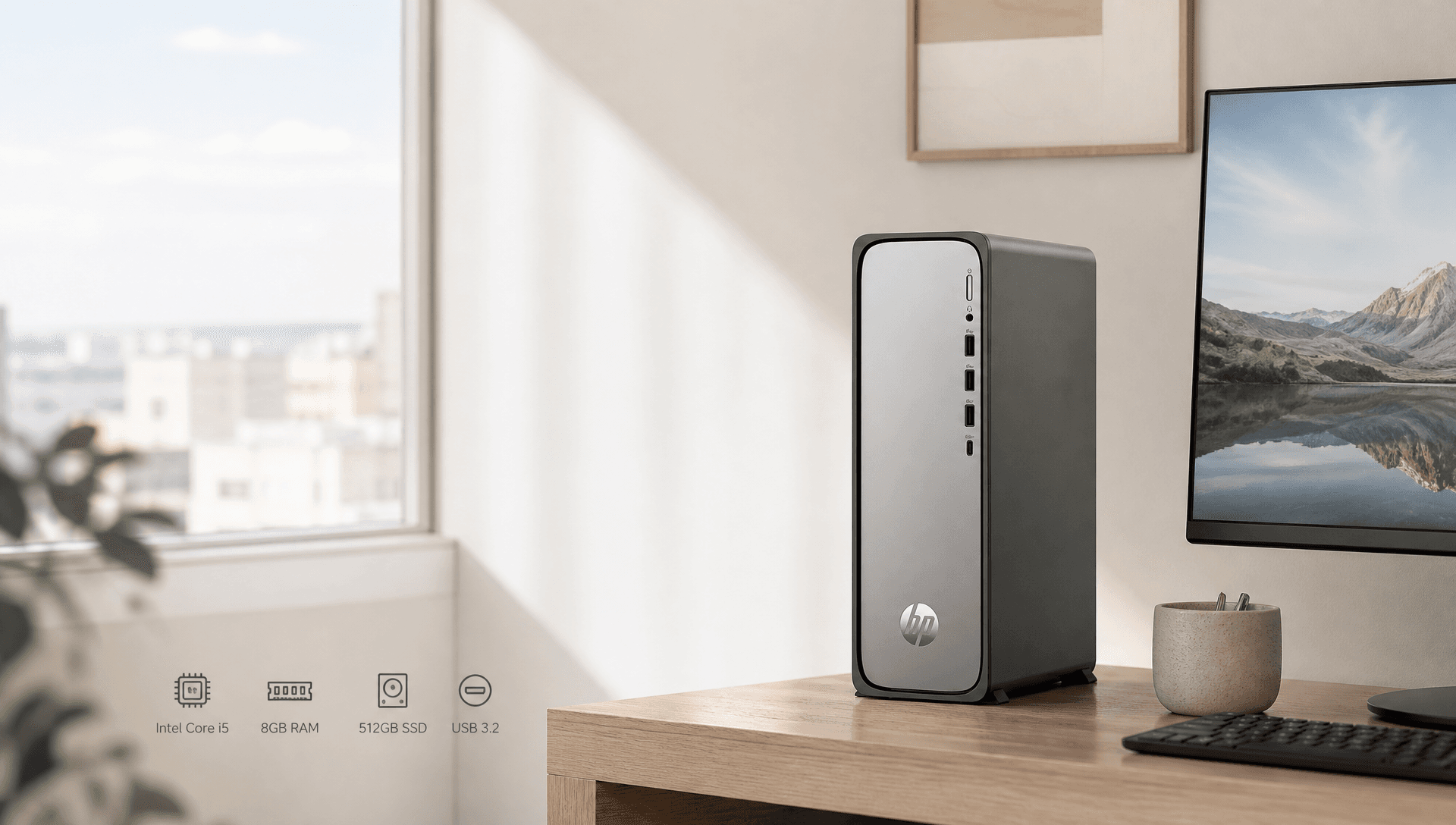 HP Omnidesk Slim Desktop S03-0050LA