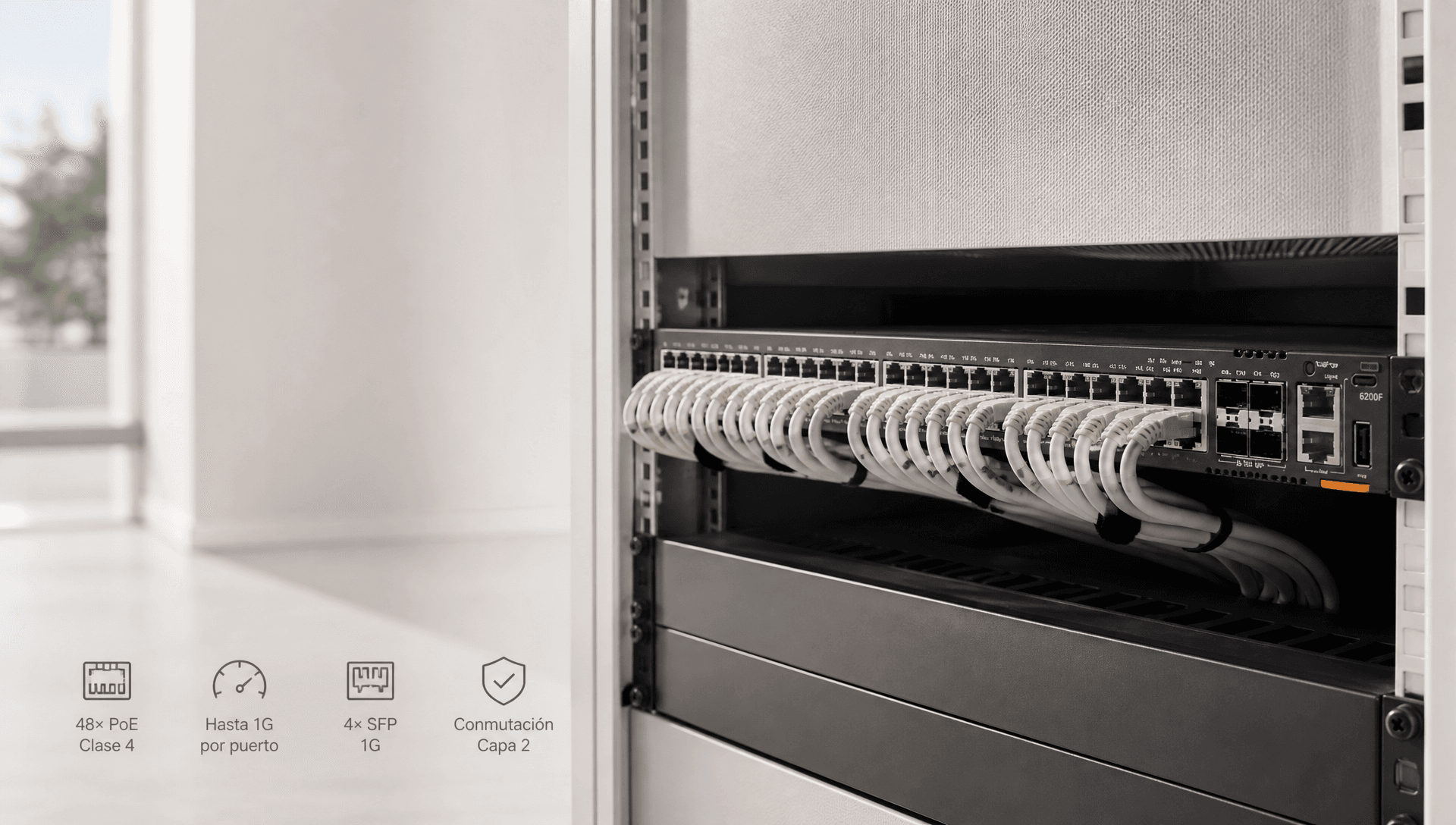 Switch Aruba 6200F PoE 48 puertos
